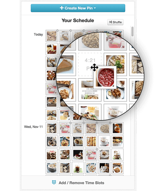 Pinterest smart scheduling dashboard from Tailwind
