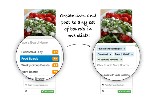 Dozens of clever features like Board Lists save you time scheduling your social media