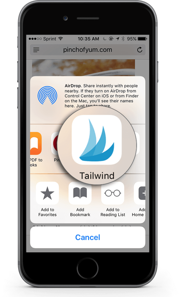 Schedule social media updates from your phone with the Tailwind iOS app